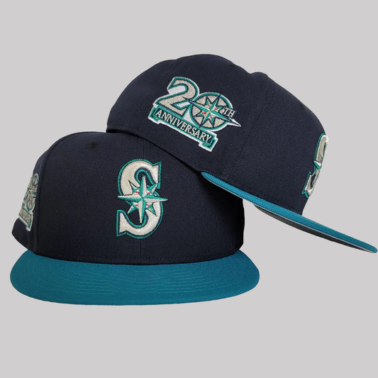 Seattle Mariners Teal 20th Anniversary Hat 2025