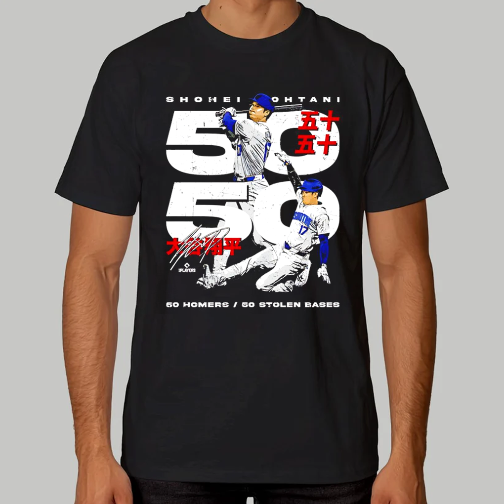 Shohei Ohtani Los Angeles D 50-50 Club Japanese Shirt - Clothingus Diamond