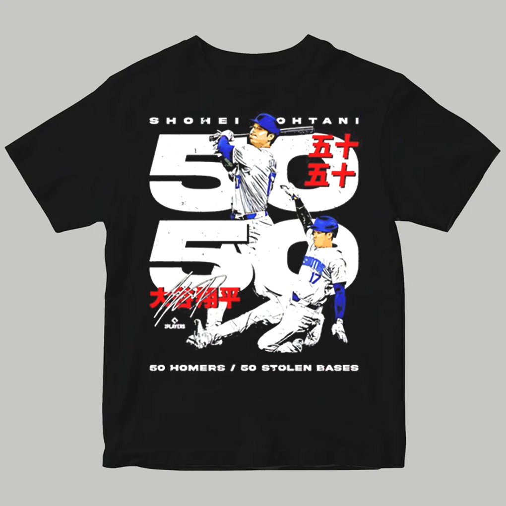 Shohei Ohtani Los Angeles D 50-50 Club Japanese Shirt - Clothingus Diamond