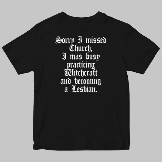 Sorry I Missed Church I Was Busy Practicing Shirt 2025