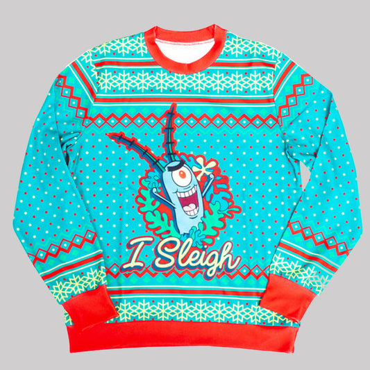 SpongeBob SquarePants Sleigh Ugly Christmas 2025 Sweater