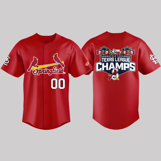 Springfield Cardinals Spring ing field Cardinals Texas League Champs 2025 Jersey