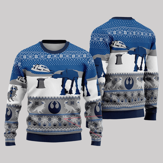 Star Wars AT-AT Walker Christmas Knitted Sweater