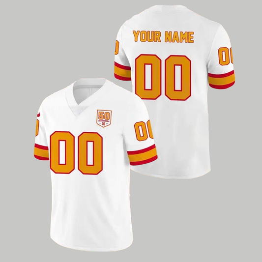 Tampa Bay Buccaneer 50th Season Essential 2025 Football Jersey - Clothingus Diamond