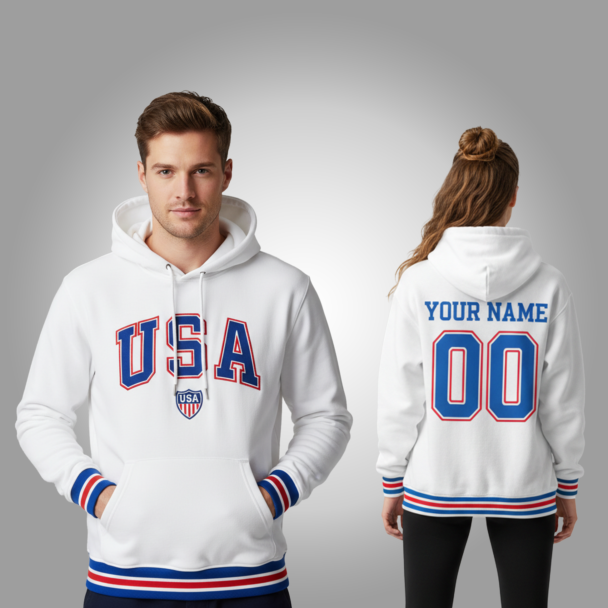 Team USA Hockey Olympic 2026 Hoodie Clothingus Diamond