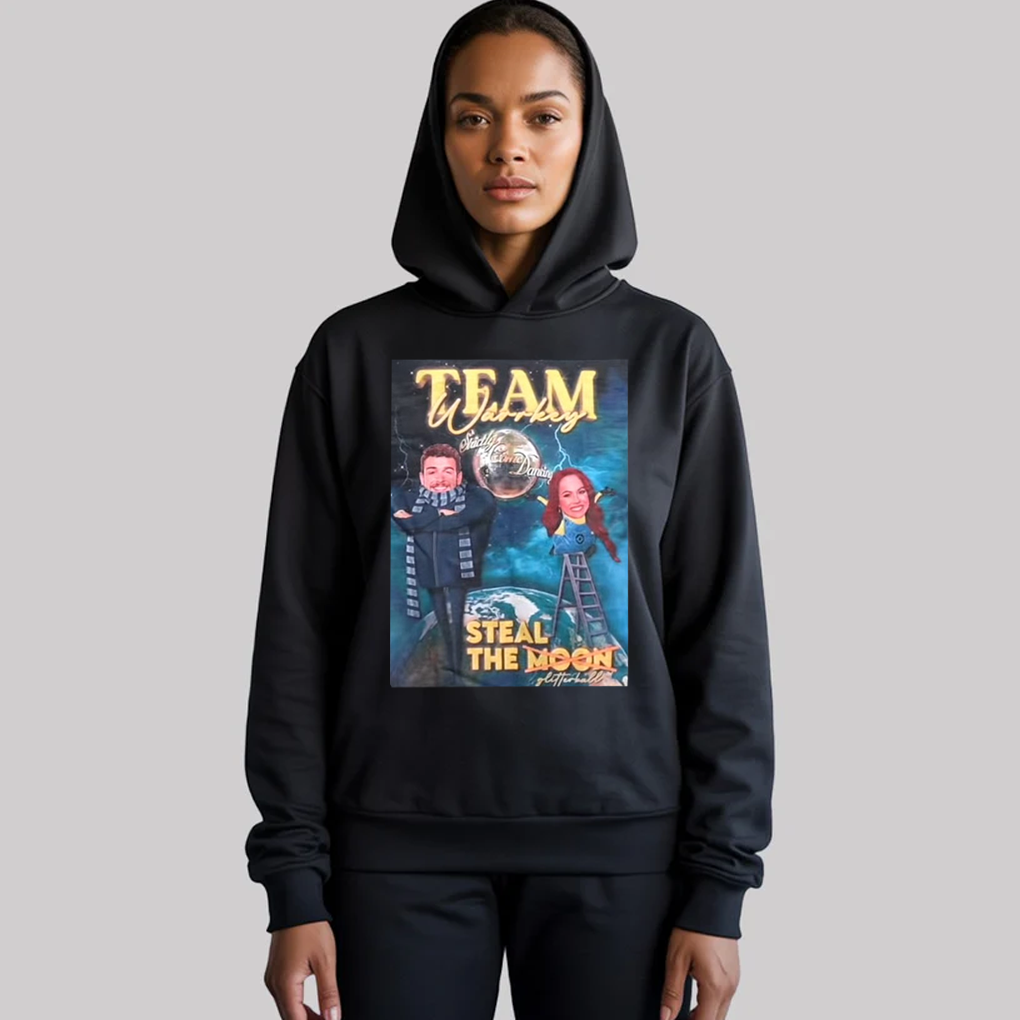 Team Warrky Steal The Moon Glitterball Shirt - Clothingus Diamond