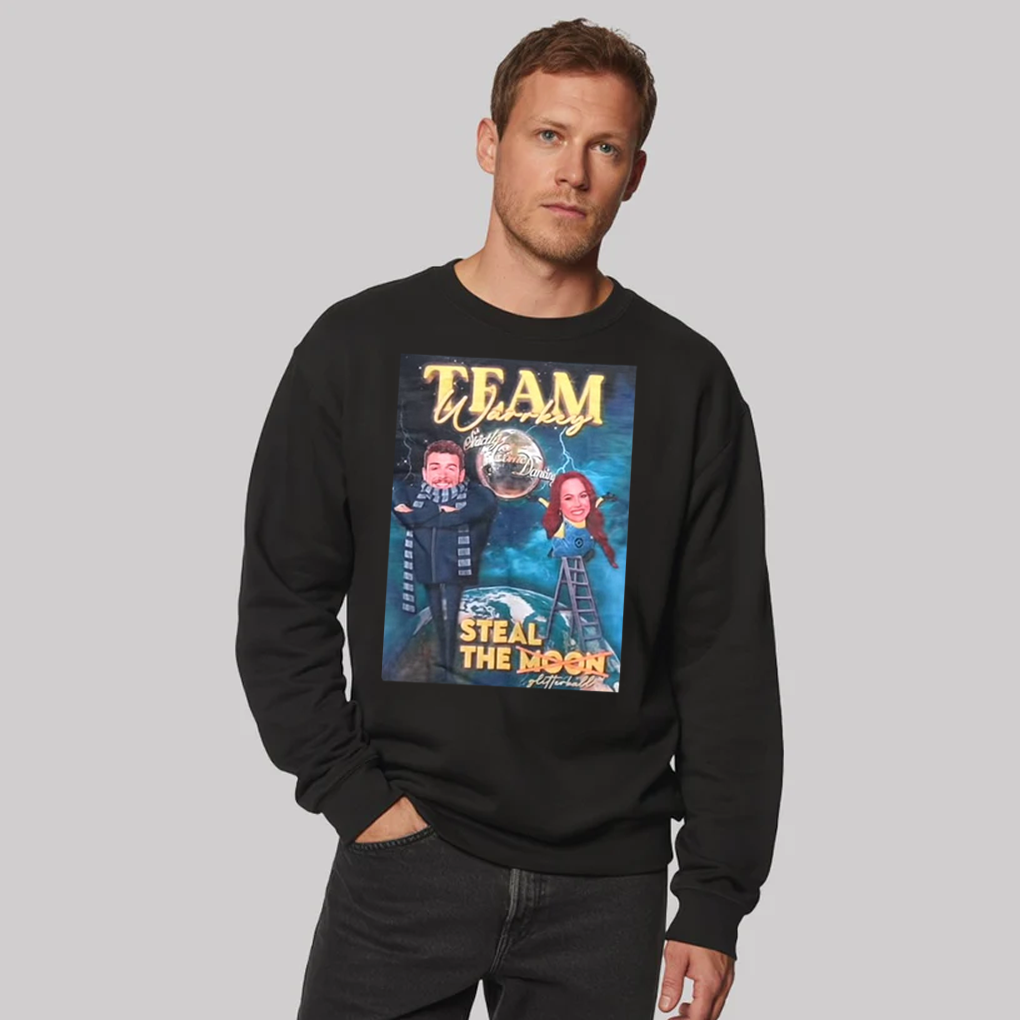 Team Warrky Steal The Moon Glitterball Shirt - Clothingus Diamond