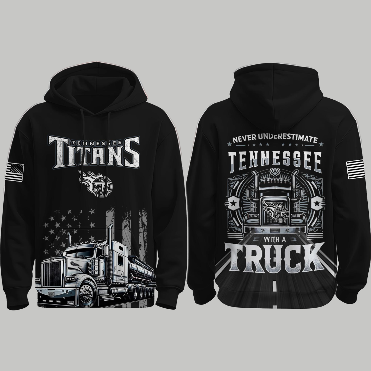 Tennessee Titans Truck Driver Appreciation Night Game 2025 Hoodie - Clothingus Diamond