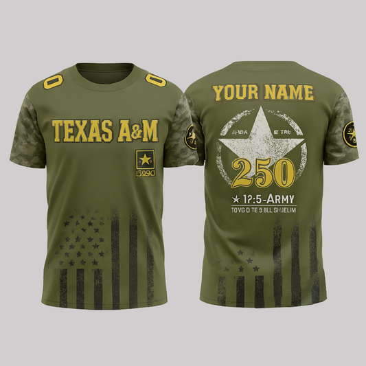 Texas A&M & Phillies 2025 Military Jersey