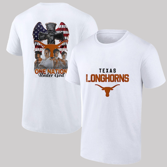Texas Longhorns One Nation Under God Shirt 2025