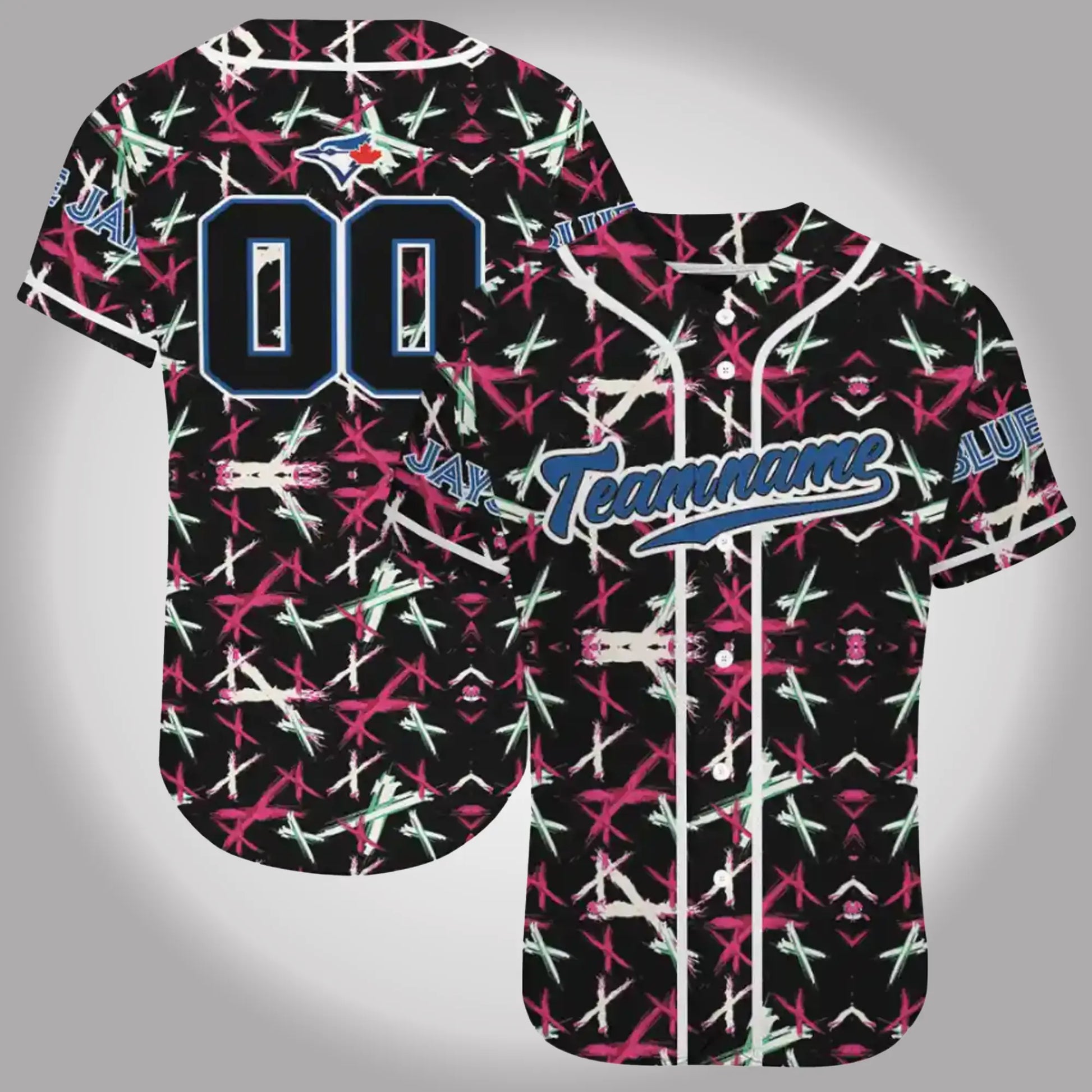 Toronto Blue Jays Abstract X Black 2026 Jersey - Clothingus Diamond