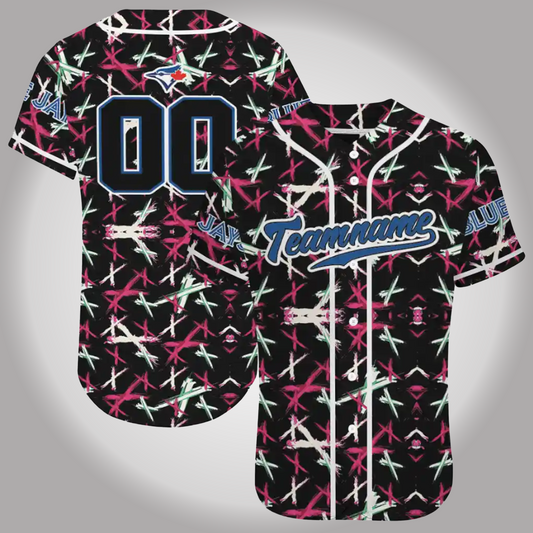 Toronto Blue Jays Abstract X Black 2026 Jersey - Clothingus Diamond