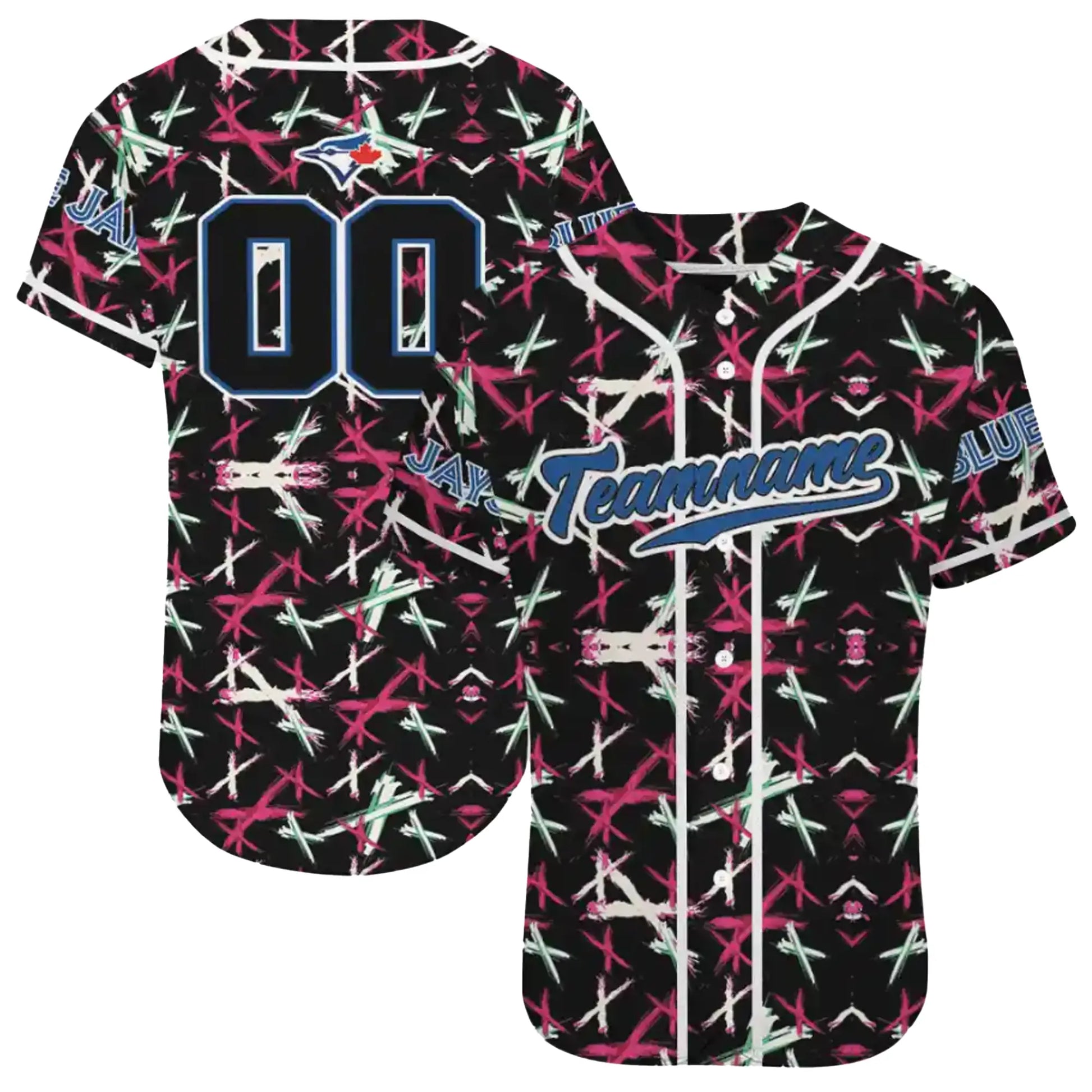 Toronto Blue Jays Abstract X Black 2026 Jersey - Clothingus Diamond