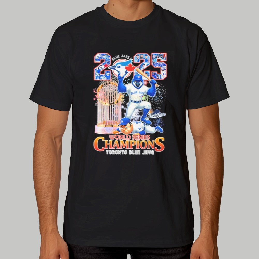 Toronto Blue Jays Stomp Los Angeles Dodgers 2025 Baseball World Series Champions Mascot Shirts - Clothingus Diamond