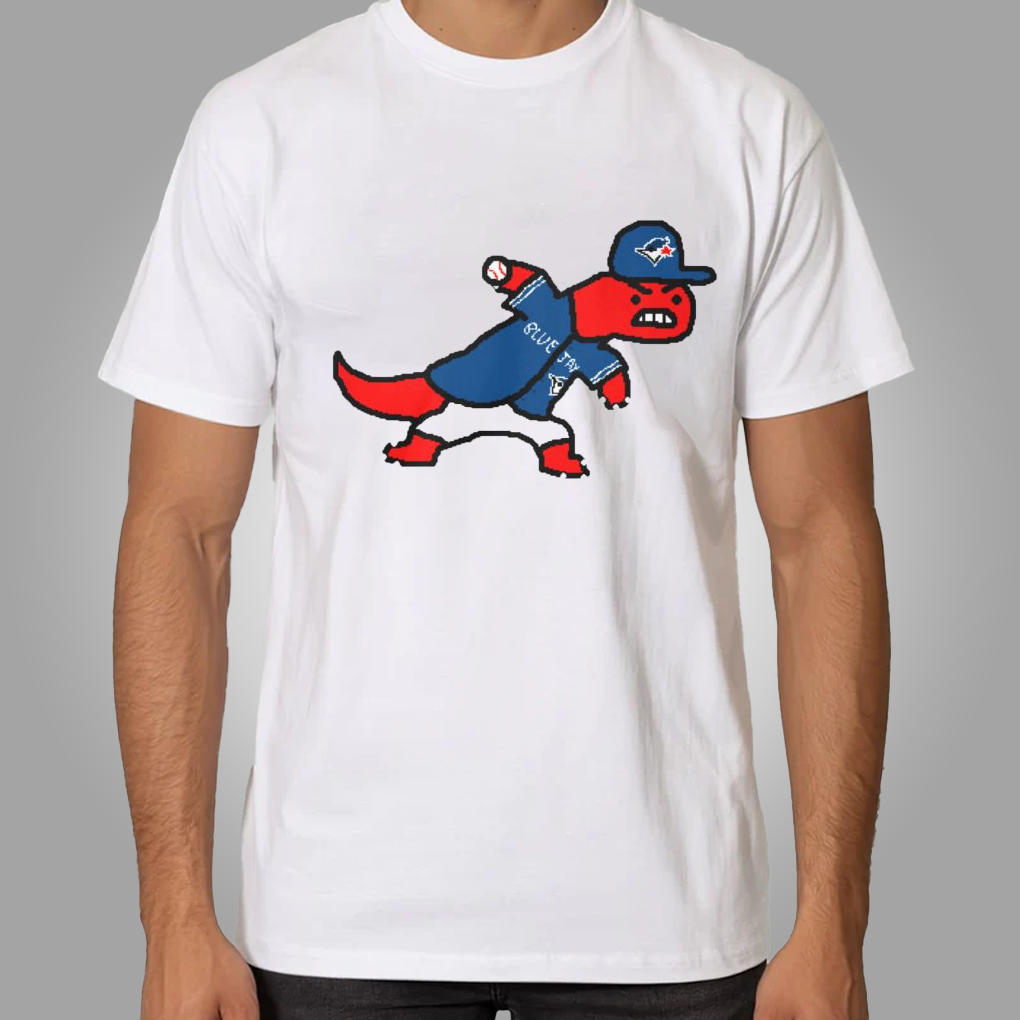 Toronto Blue Jays T-Rex Dinosaur Shirt - Clothingus Diamond