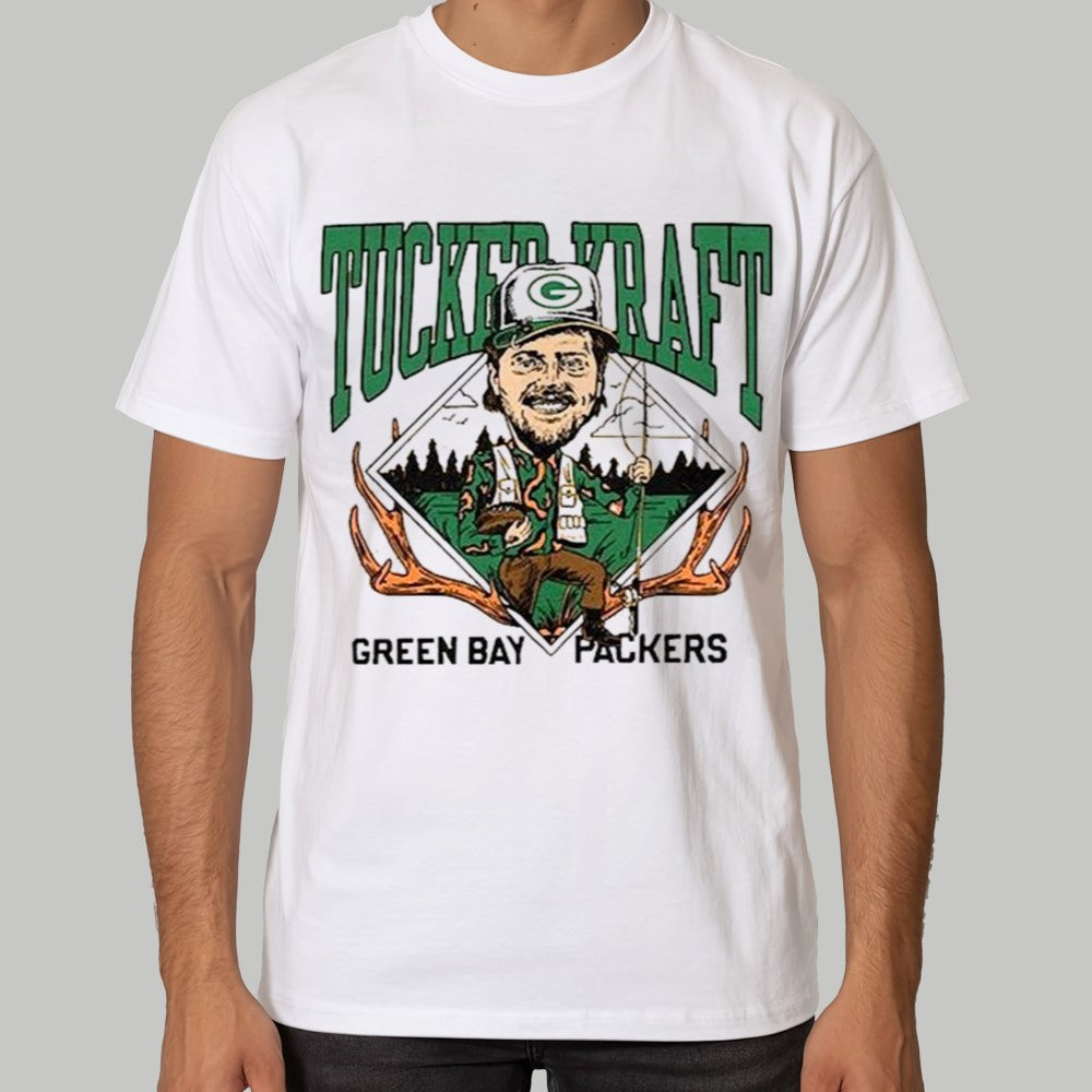 Tucker Kraft Gone Hunting Green Bay Packers Shirt - Clothingus Diamond