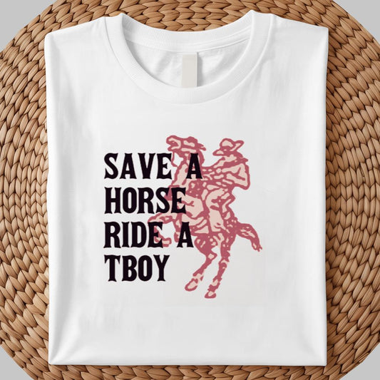 Tucker Save A Horse Ride A Tboy Shirt 2025