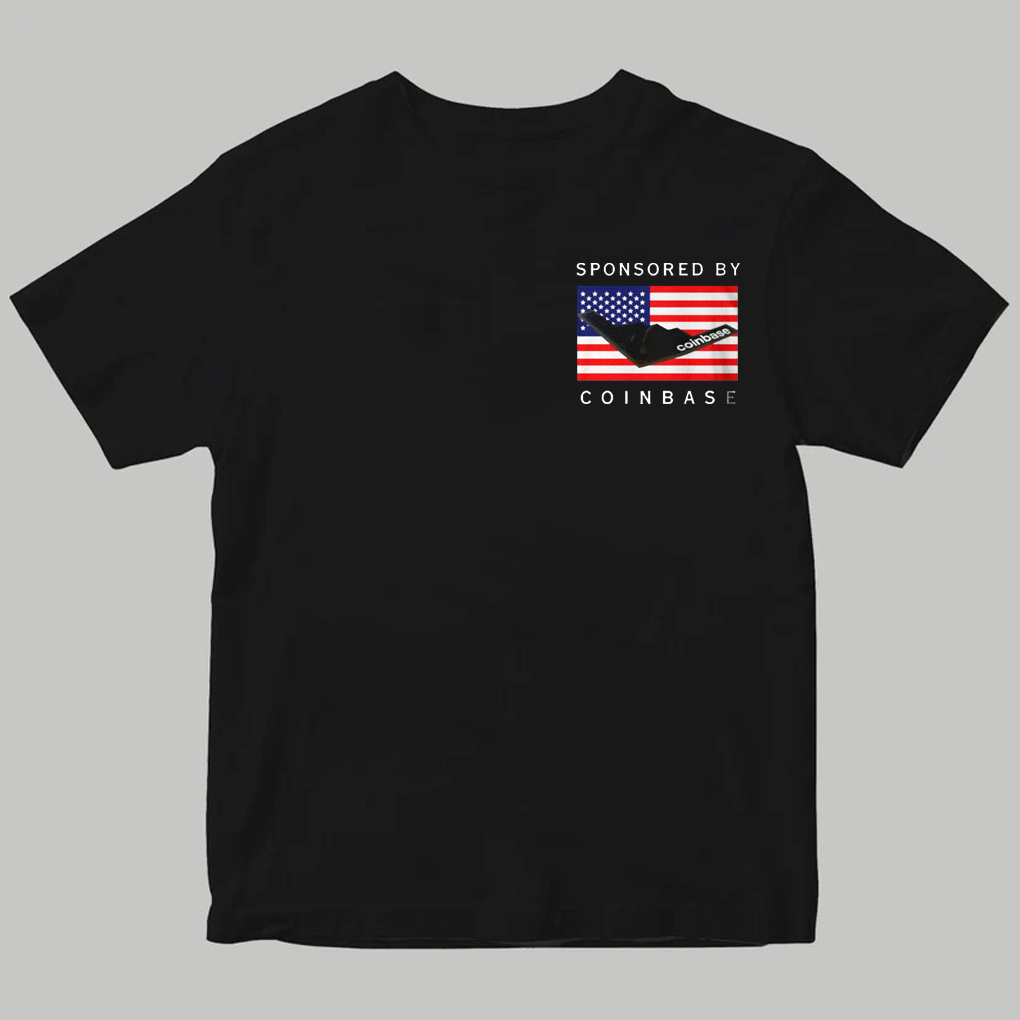 USA Sponsored By Coinbase Shirt - Clothingus Diamond