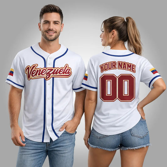 Venezuela Baseball 2026 World Baseball Classic Jersey Clothingus Diamond