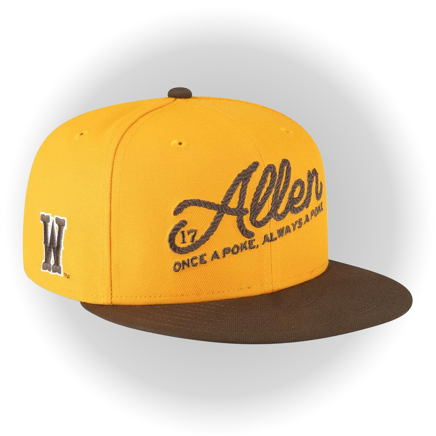 Wyoming Cowboys Josh Allen Once A Poke Always A Pire Hat - Clothingus Diamond