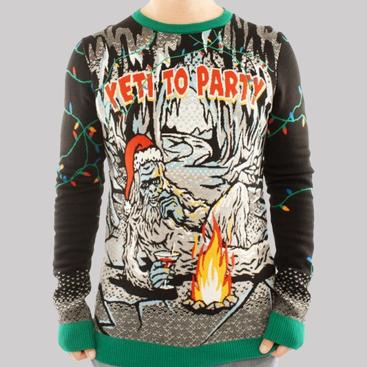 Yeti To Party Ugly Christmas 2025 Sweater