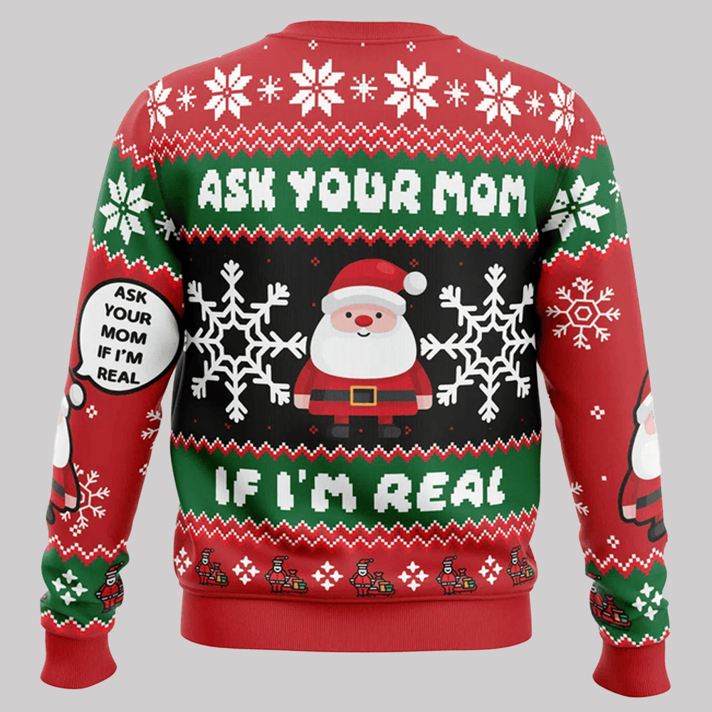 Santa Your Mom Ugly Christmas 2025 Sweater