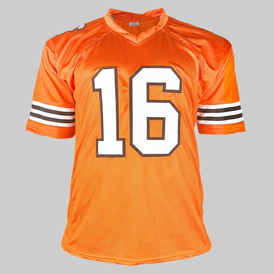 Josh Cribbs Signed Cleveland Orange Football Jersey 2025