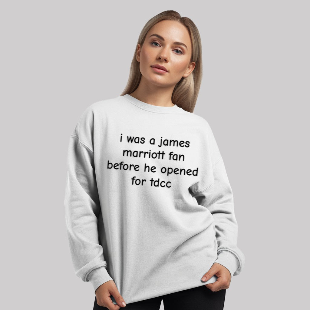 I Was A James Marriott Fan Before He Opened For Tdcc Shirt
