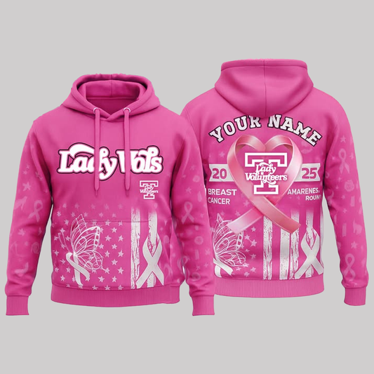 2025 Lady Volunteers Breast Cancer Awareness Month Hoodie