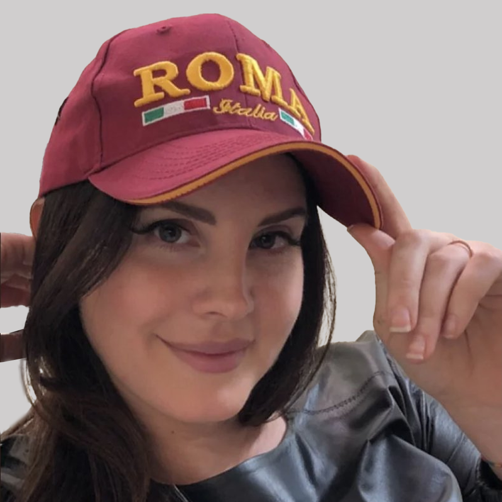 Lana Del Rey Roma Italia Hat - Clothingus Diamond
