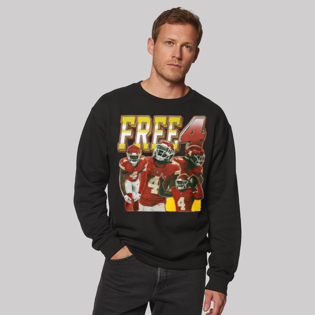 Travis Kelce Free 4 Rashee Rice Shirt - Clothingus Diamond