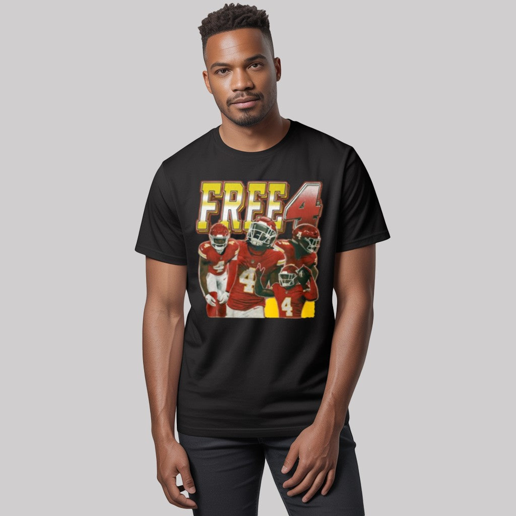 Travis Kelce Free 4 Rashee Rice Shirt - Clothingus Diamond